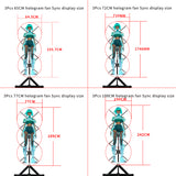 Load image into Gallery viewer, 3pcs hologram projector video wall synchronization advertising hologram projector 3d led fan display for event christmas new year