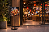 Load image into Gallery viewer, 3D Hologram Fan Display with Floor Stand WiFi LED Advertising for Store Promotion Eye Catching Display